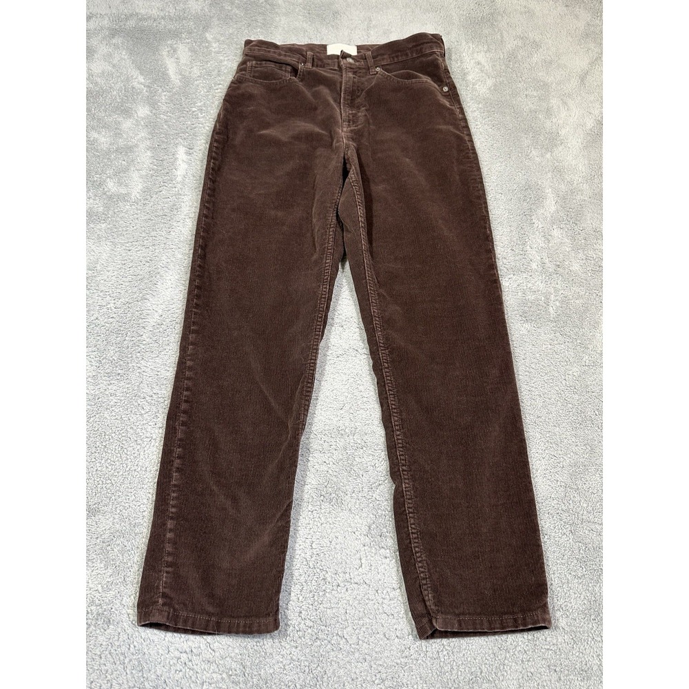 Everlane Corduroy Pants Womens 30 30x28 Brown Baby Cord Cheeky Stretch Read